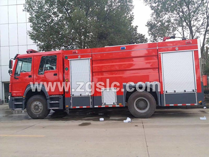 重汽T5G-5噸水罐消防車(國五)-那家便宜