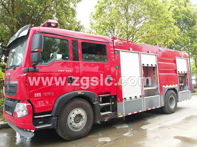 重汽T5G-5噸水罐消防車(國五)-那家質量好