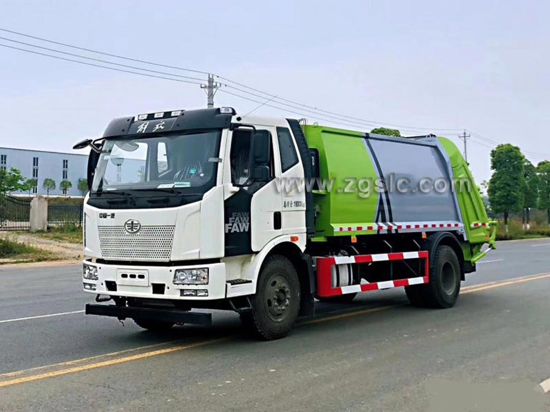 國(guó)六解放壓縮垃圾車多少錢?